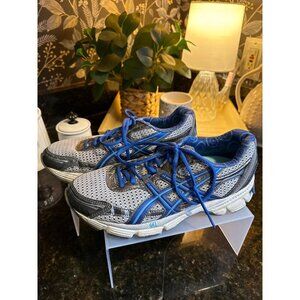 Asics Gel Blue & Gray Mesh Women's Running Shoes Size 8
